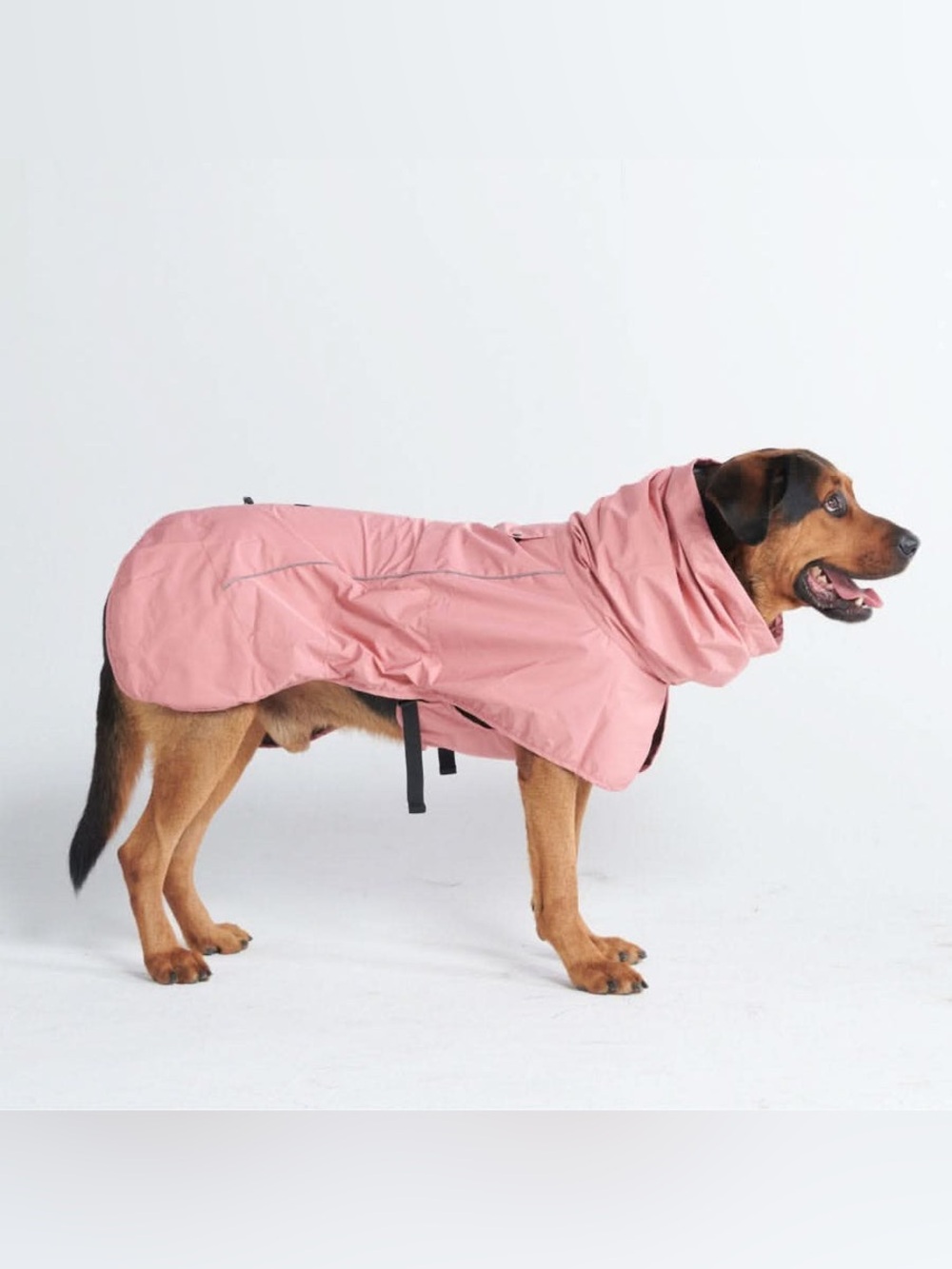 Spark Paws Dog Raincoat Pink Size 3XL Waterproof Hooded Reflective NWT